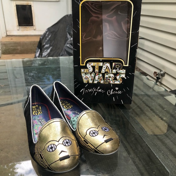 Star Wars Irregular Choice C3PO Flats - Limited Edition - Picture 2 of 4